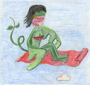 [Dionaea on a flying carpet]